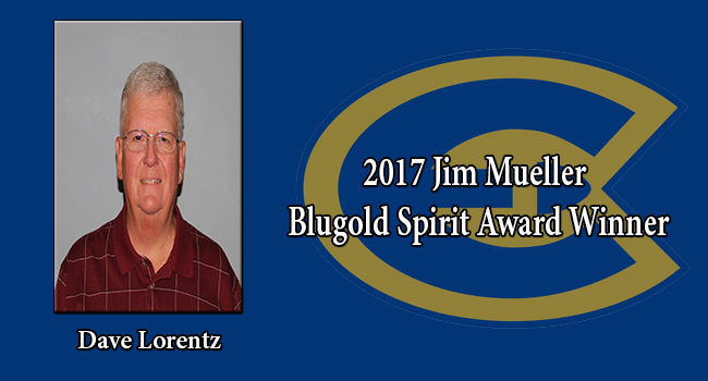 Dave Lorentz named 2017 Jim Mueller Blugold Spirit Award Winner