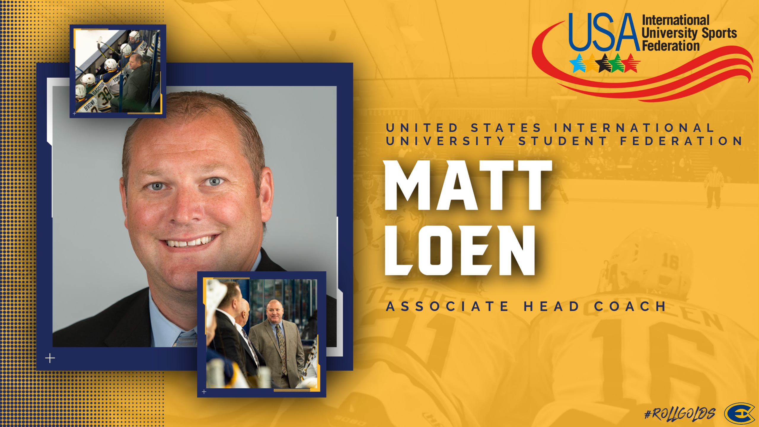 Loen Named Associate Head Coach for USA World University Hockey Team
