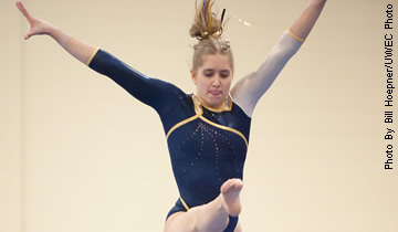 Behmer Breaks School Record as Gymnasts Fall to Whitewater