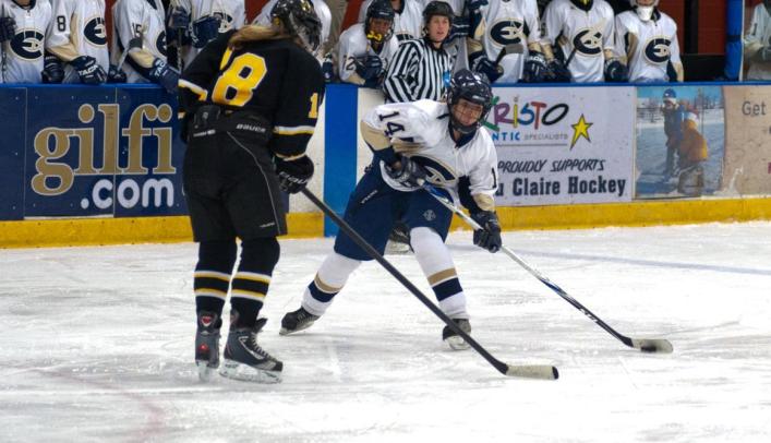 Women's Hockey Battles Back and Forth to an Overtime Tie