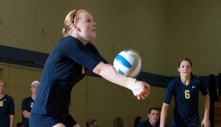 Volleyballs Wins Two on Day One of Cornell College Classic