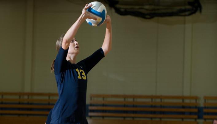 Volleyball Splits on Final Day of Cornell Classic