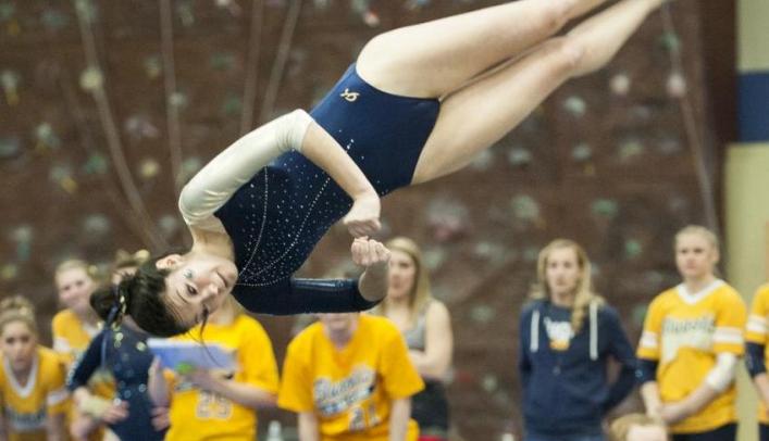 Blugold Gymnasts End Regular Season at Winona State