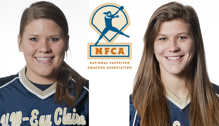 Two Blugold Softball Players Honored by NFCA
