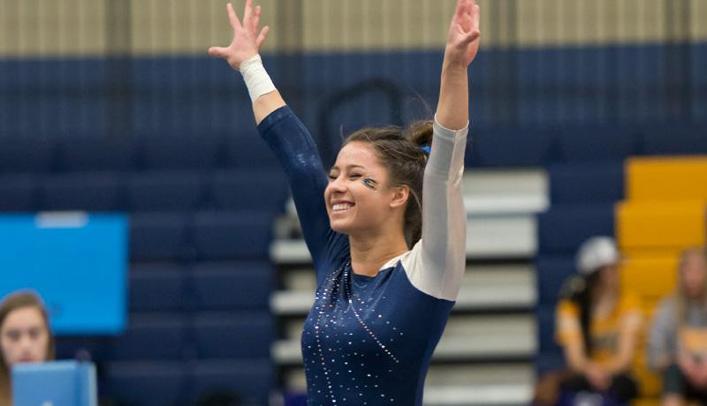 Gymnasts Win Four Events to Defeat Hamline