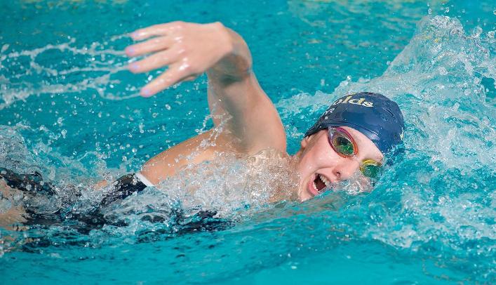 Hermsen Leads Women's Swimmers & Divers against UW-Whitewater