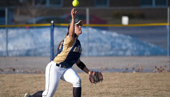 Softball Wins Two over Pointers at Gelein Field
