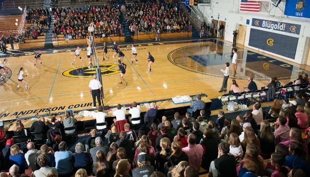 Volleyball Beats I-94 Rival UW-Stout in Zorn Arena