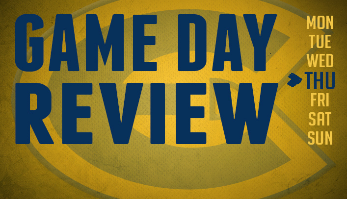 Game Day Review - Thursday, September 5, 2013