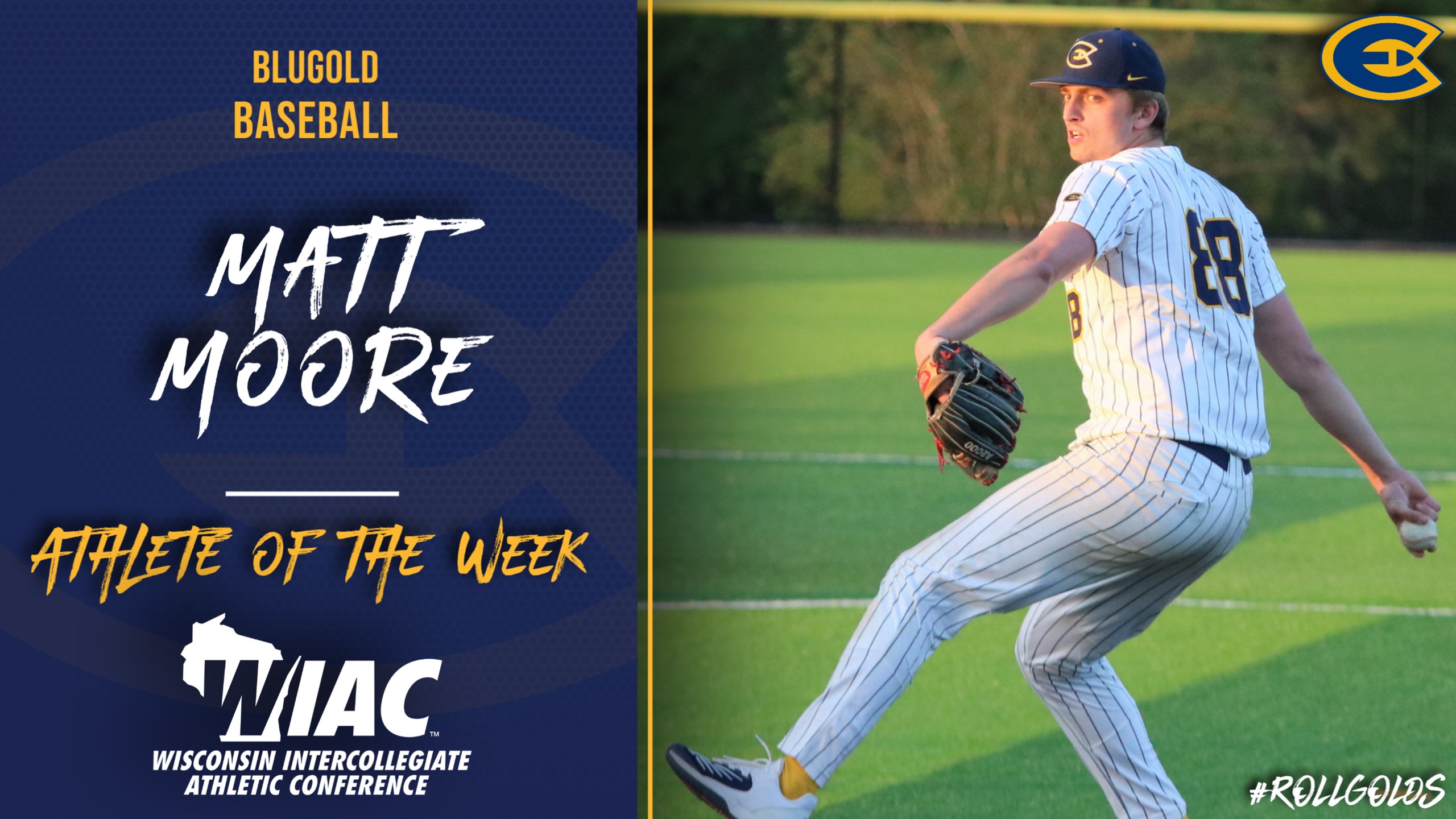 Moore tabbed as WIAC Pitcher of the Week