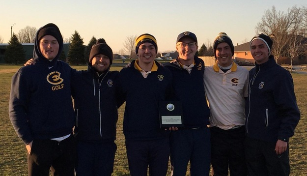 Men's Golf places 2nd at Illinois Wesleyan Invite while Isaacson ties for 3rd overall