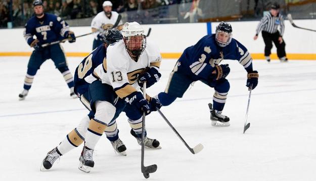 Second Period Surge Too Much for Men’s Hockey