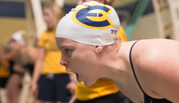 School Record Falls in Women's 400-yard Medley Relay in Day 1 of Rochester Invite