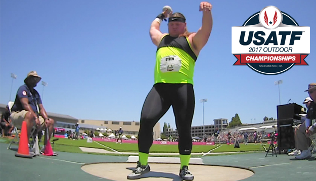 Steen finishes 8th at USATF Championships
