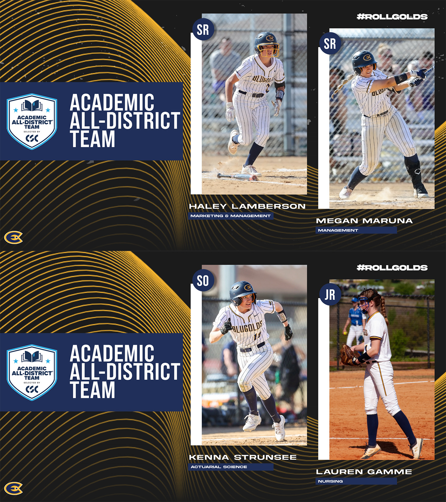 Four Named to CSC Academic All-District Team