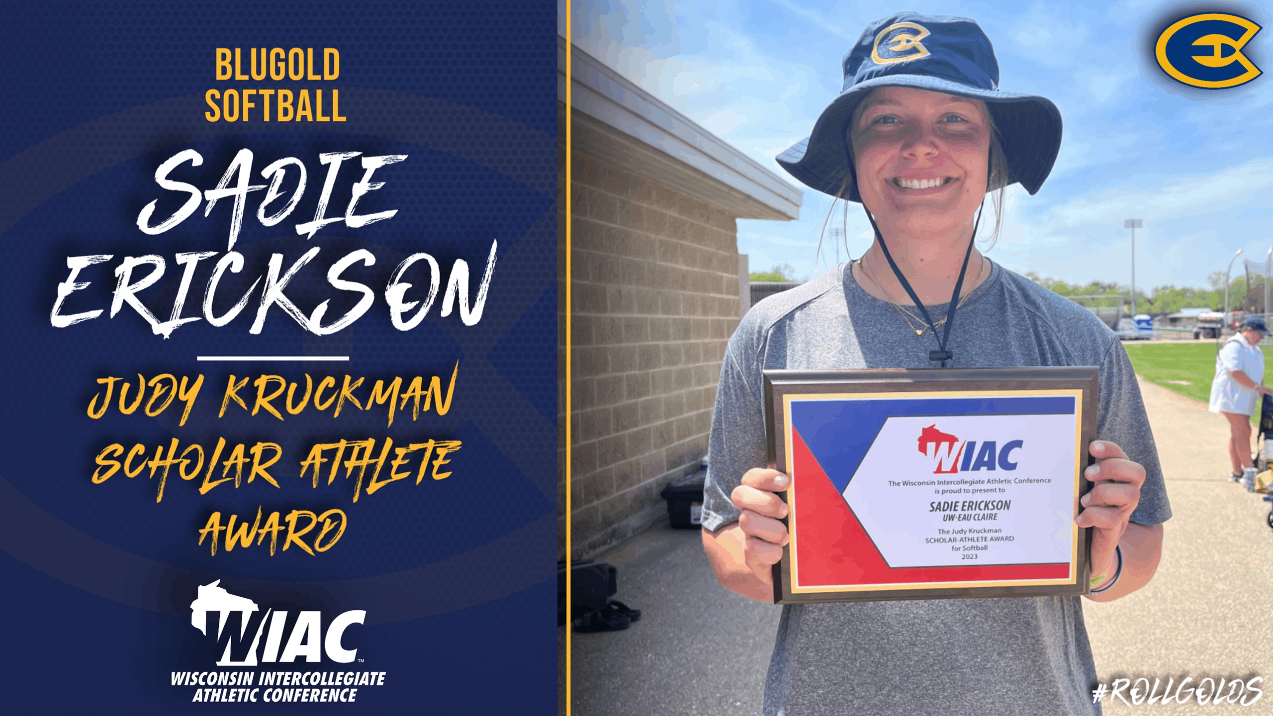 Erickson Named Judy Kruckman Softball Scholar Athlete