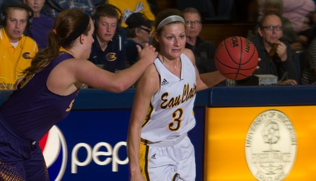 Dunathan's career night leads Blugolds in 74-68 win over Stout