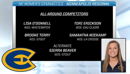 Erickson selected to compete at NCAA Minneapolis Regional