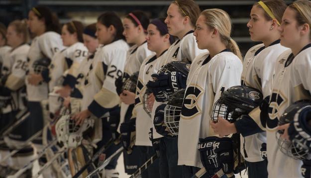 Women's Hockey skates to 3-3 tie with Falcons