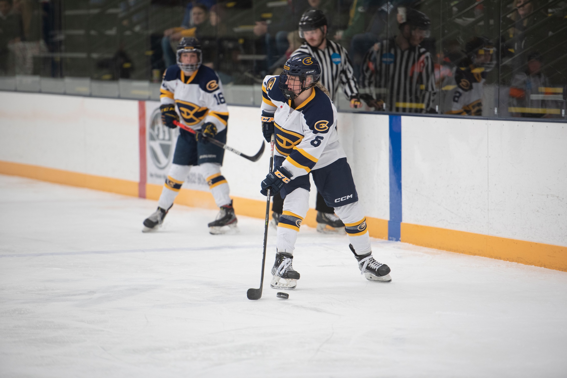 Rausch Records Hat Trick as Blugolds Power Past Pipers
