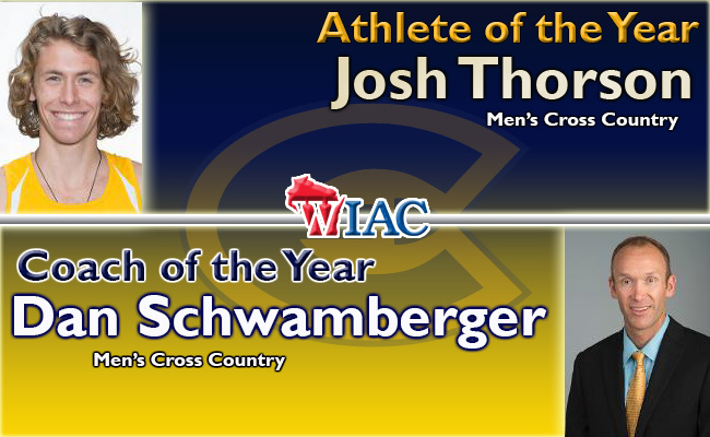 Thorson, Schwamberger Receive Top WIAC Honors