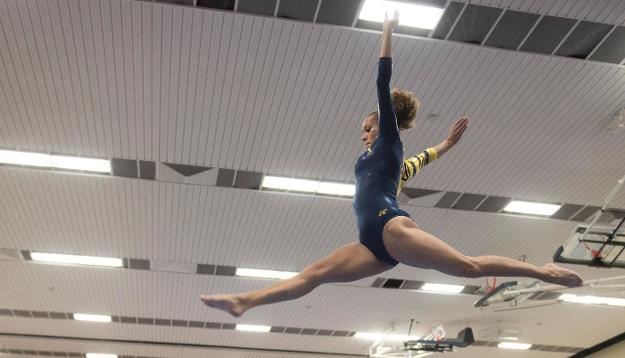 Gymnasts Second at UW-Whitewater Meet