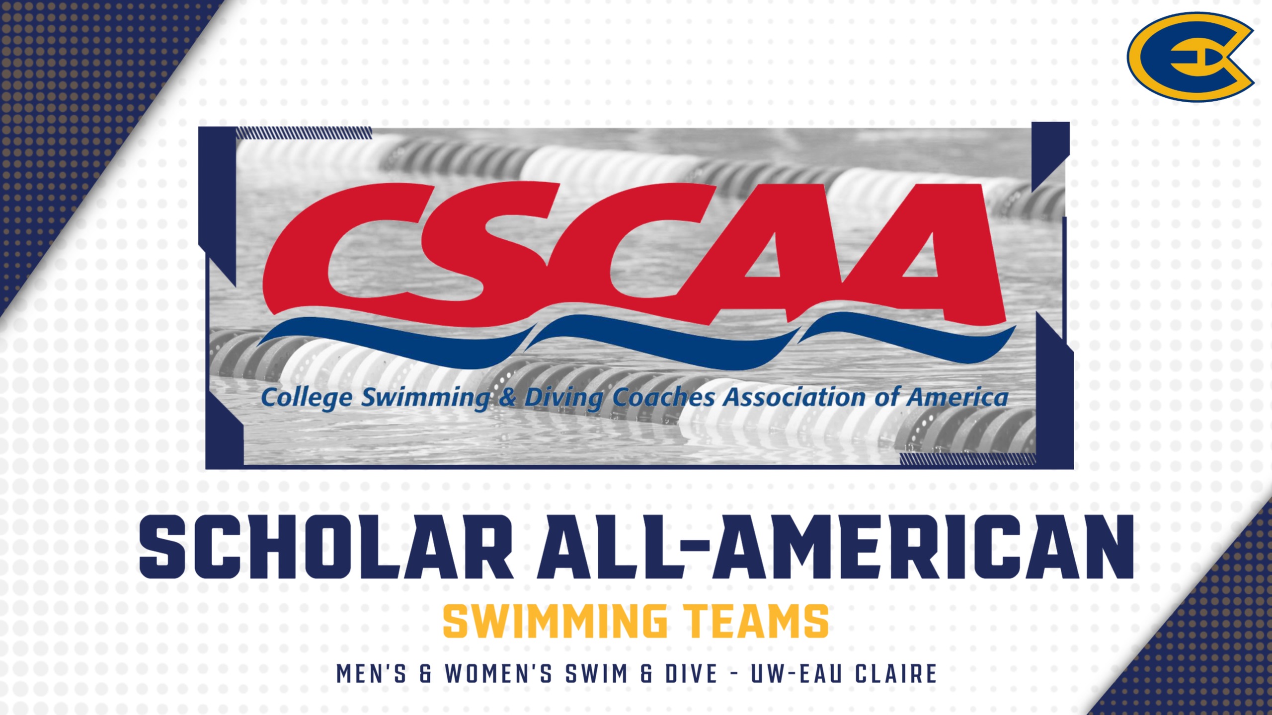 Swim and Dive Earns CSCAA Scholar All-America Awards