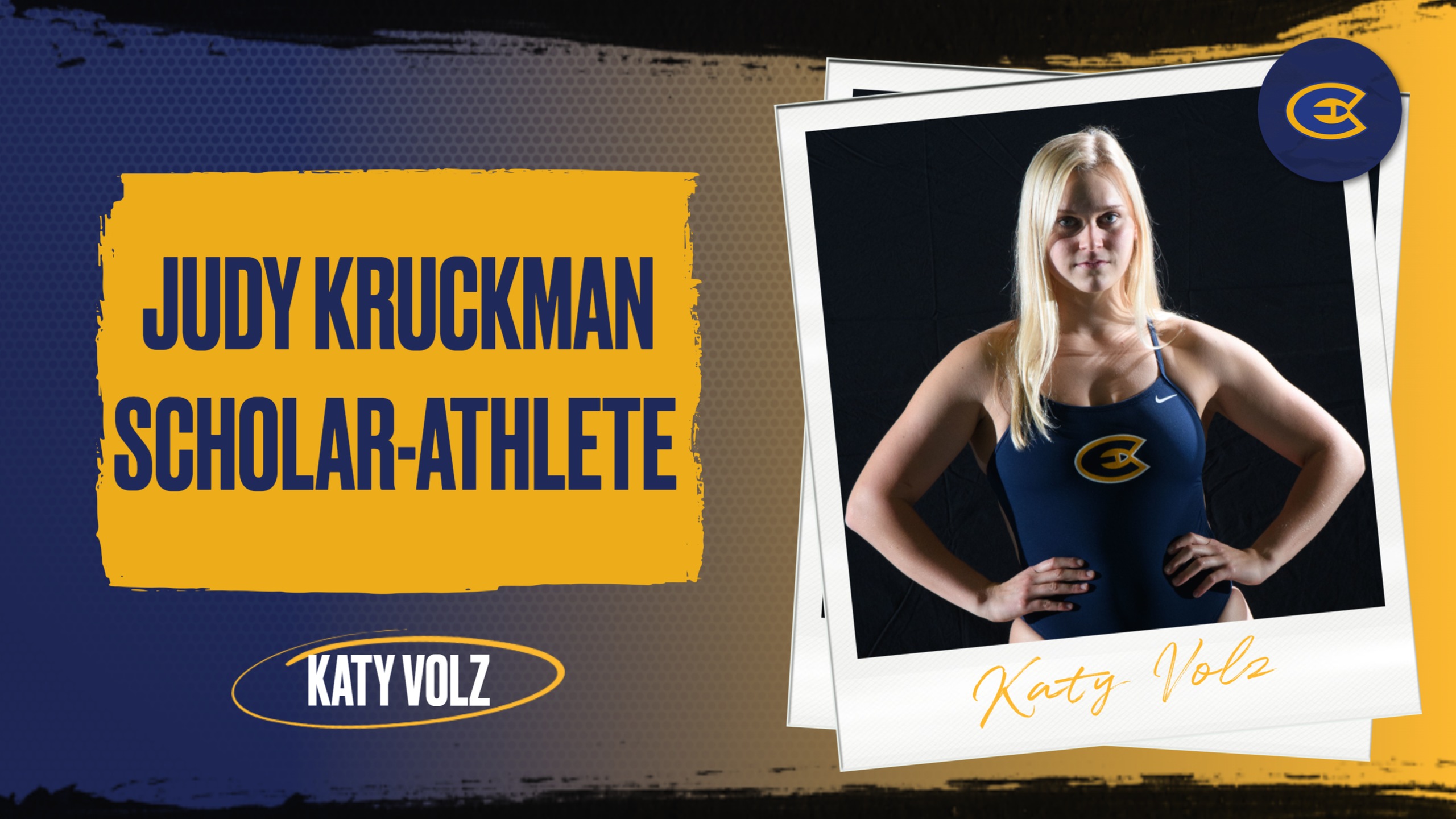 Volz wins Judy Kruckman Scholar-Athlete Award