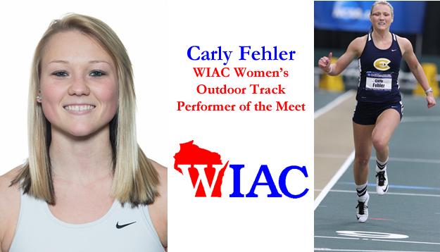 Fehler Named WIAC Women’s Outdoor Track Performer of the Meet
