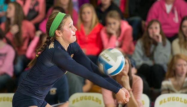 Volleyball Sweeps St. Scholastica