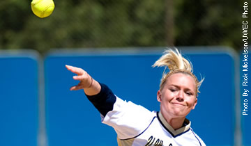 Softball Splits with St. Thomas on Opening Day
