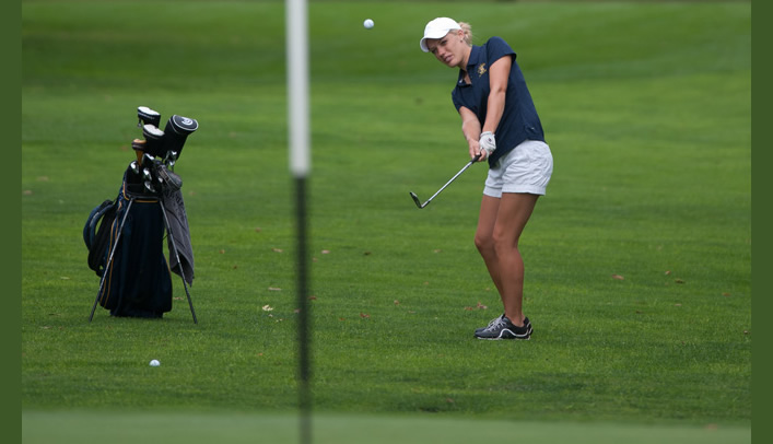 Mattes Earns Medalist Honors as Women's Golf Wins Home Invite