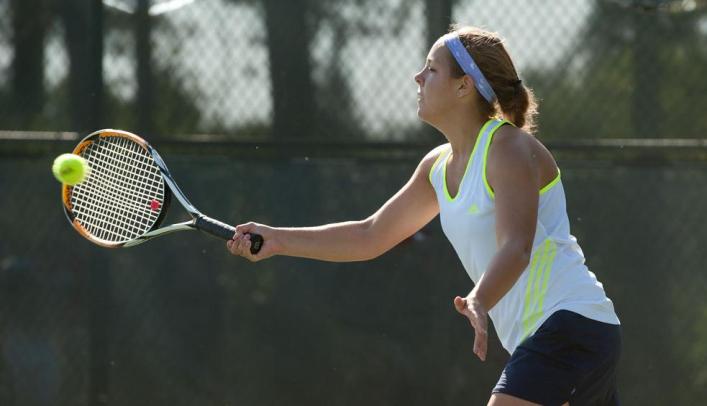 Women's Tennis Opens Home Play with Two Wins