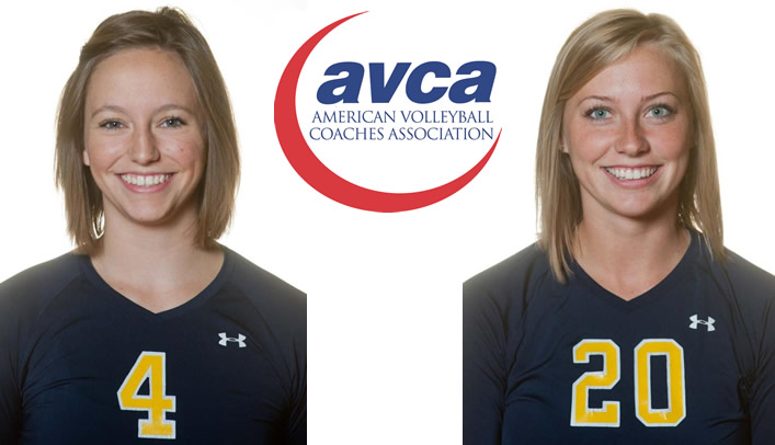 Neave & Satterlee Named AVCA All-Americans