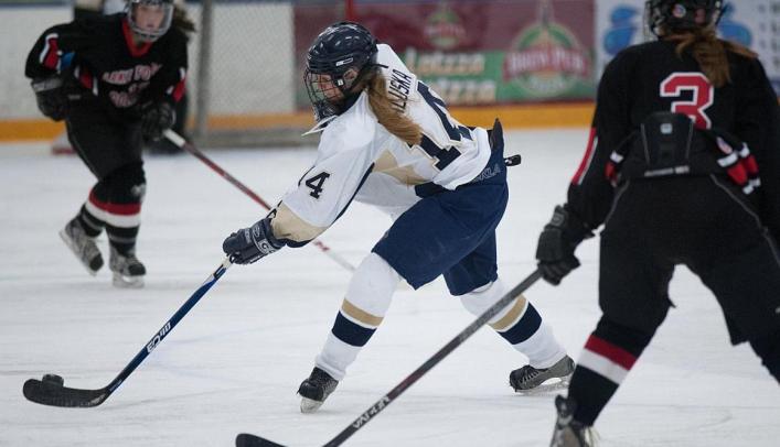 Women's Hockey Plays St. Scholastica to Scoreless Tie