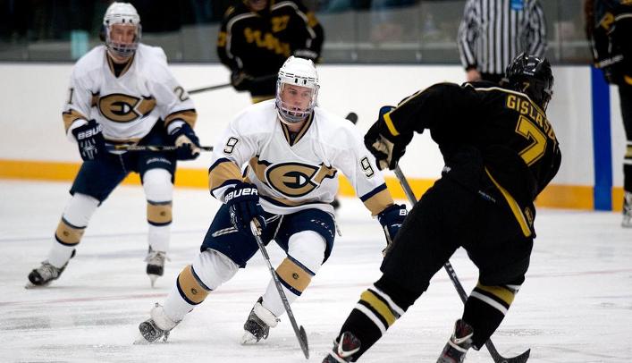 Men's Hockey Bounces Back with Shutout Win Over Rival Stout