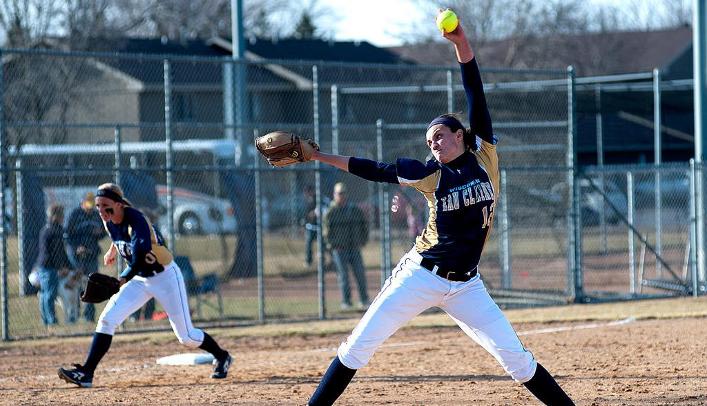 Softball Can't Avoid Sweep by Rival Stout