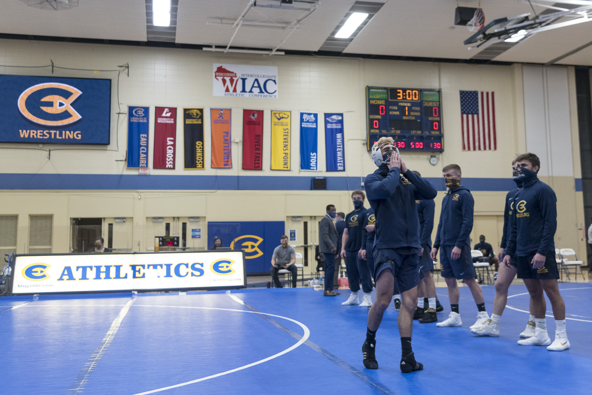 Wrestling Opens Season with Win at Home