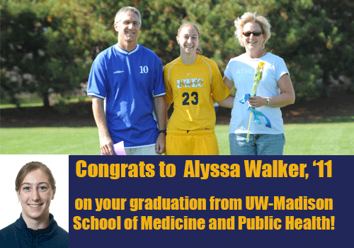 '11 alum Alyssa Walker graduates from UW-Madison Medical School