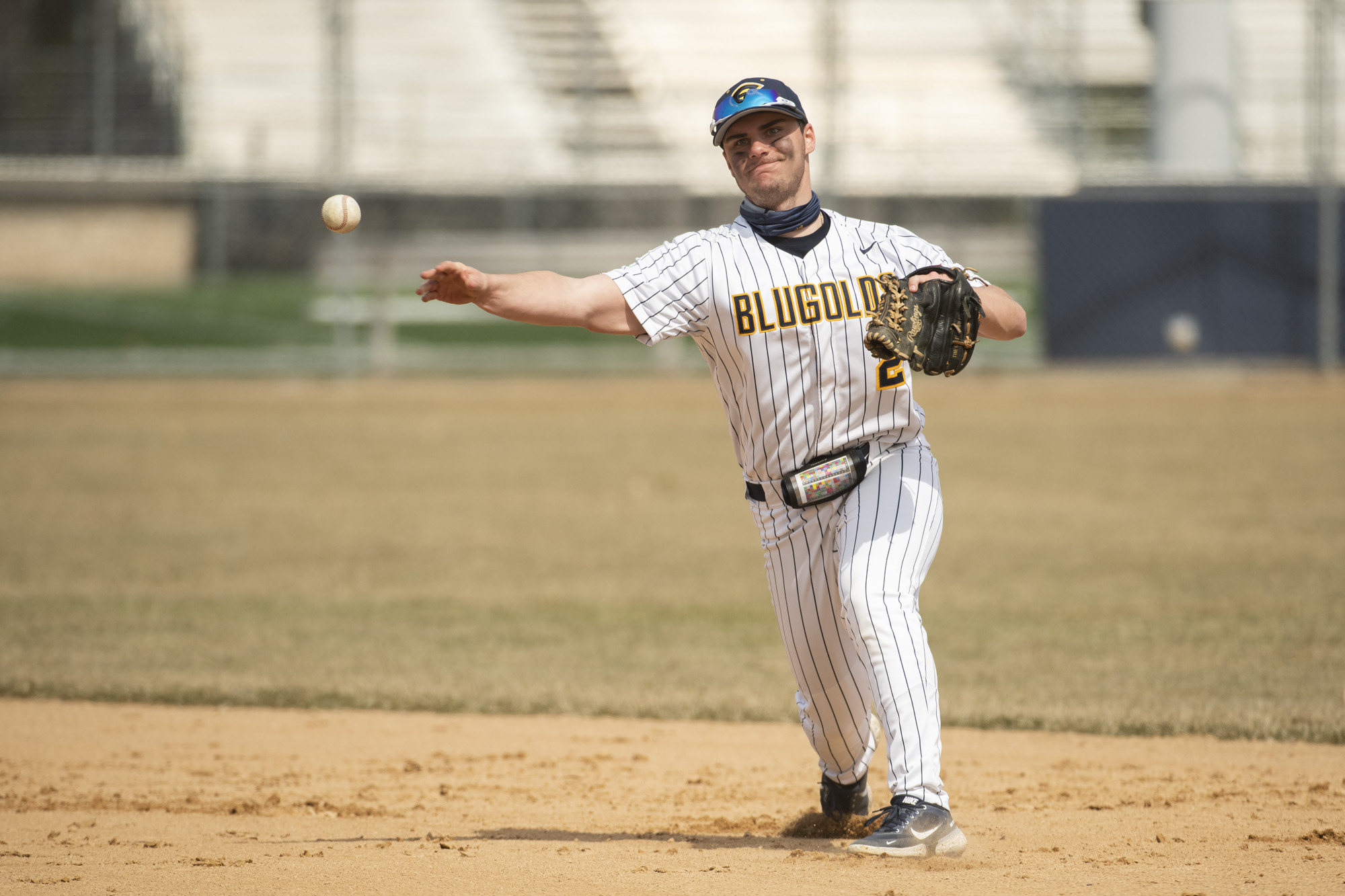 Blugolds drop doubleheader to Titans