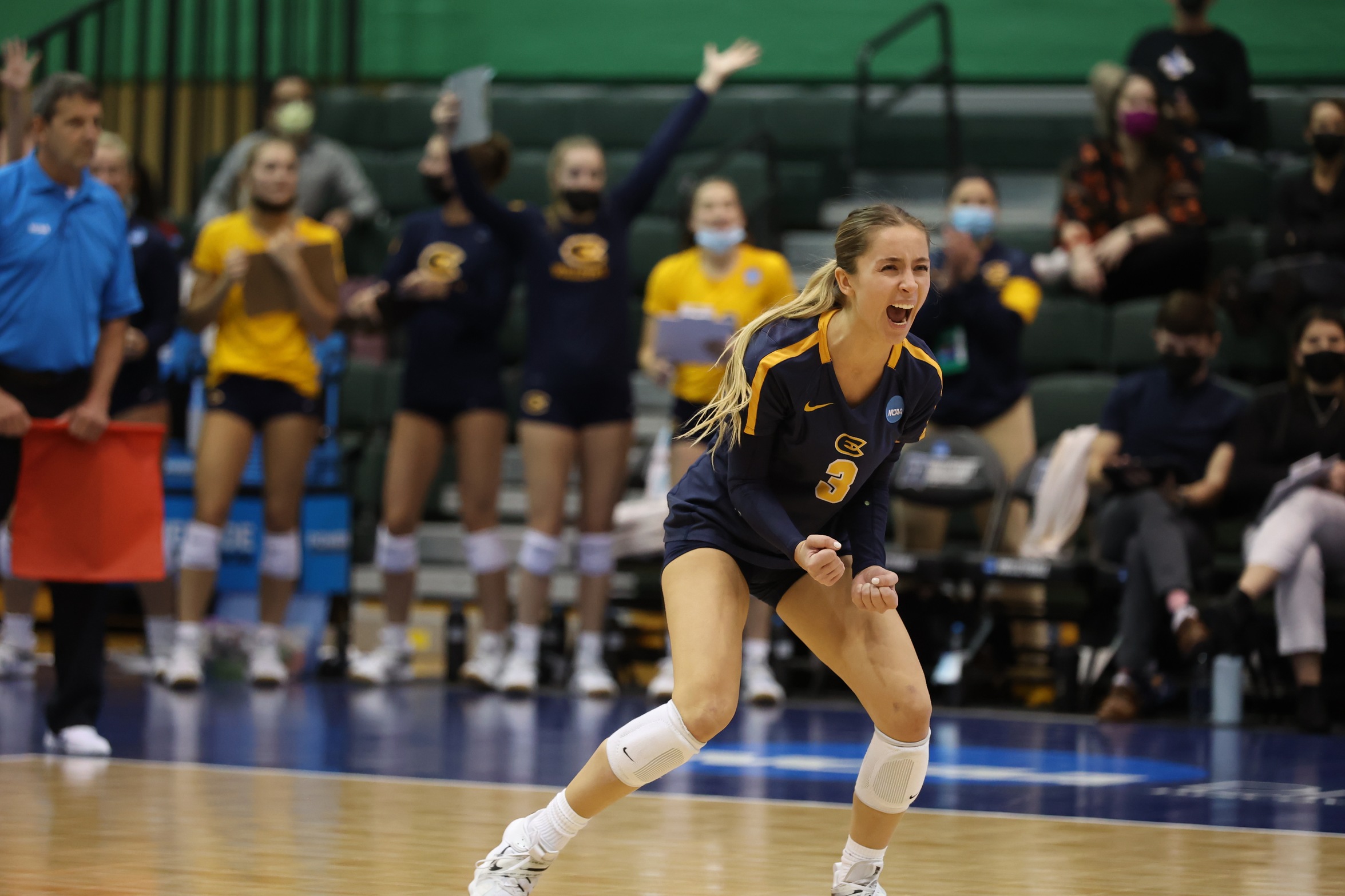 Women's Volleyball Advances to NCAA Semifinals With Sweep Over Tufts